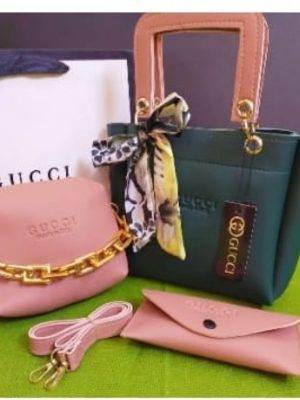 Gucci 3Pcs Set Ladies Bag Price in Pakistan