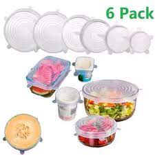 6 pcs Silicone Food lids Cover Price in Pakistan