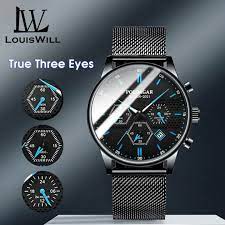 LouisWill Three Eyes Men Watch Price in Pakistan